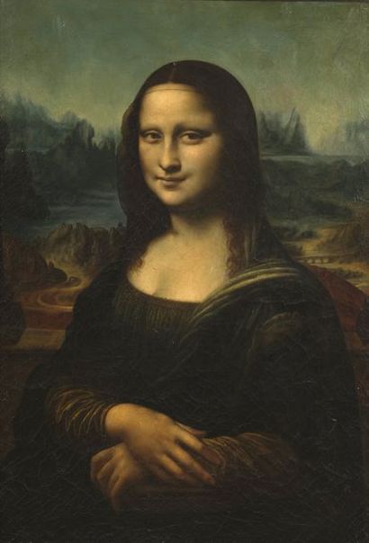 19th century FRENCH school 
The Mona Lisa...