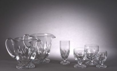 null LALIQUE CRISTAL


GLASS SERVICE of 56 pieces "Bocage" model in transparent white...
