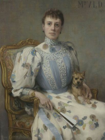 null Pierre CARRIER-BELLEUSE (1851-1932)


Portrait of Mrs. V.L.D.


Oil on canvas.


Signed...