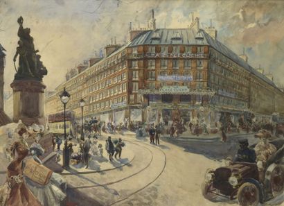null J. LEPRINCE (19th-20th century)


The department stores of Place Clichy, 1906


Watercolour...