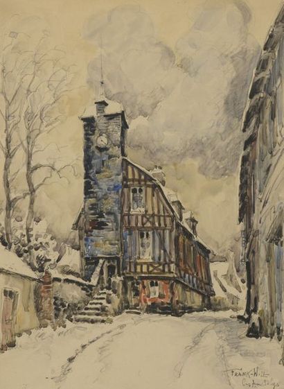 null FRANK-WILL (1900-1951)


Andelys Street under the snow


Watercolour.


Signed...