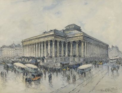 null FRANK-WILL (1900-1951)


The Paris Stock Exchange


Watercolour.


Signed and...