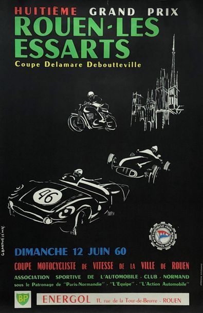 null Huitième Grand Prix Rouen les Essarts
Coupe Delamare-Deboutteville 1960
Illustration...