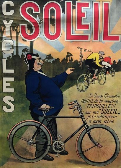 null Cycles Soleil (1905?)
"Le Garde Champêtre : Inutile de le sauver, FRIPOUILLE!!!...