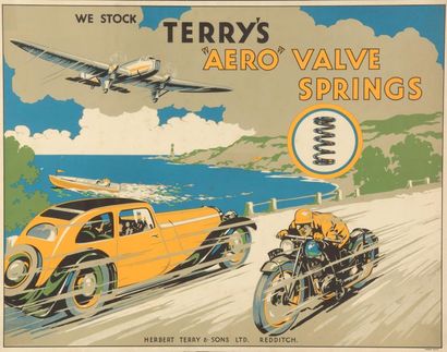 null TERRY'S "Aero" Valve Springs
Herbert Terry Sons LTD Redditch
43x55 cm, à vue,...