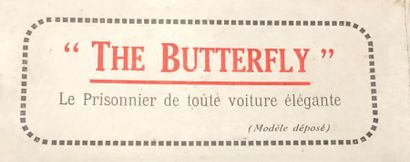 null "The Butterfly"
Important lot de badges de calandre en métal doré et émaillé,...