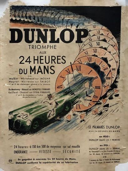 DUNLOP, 24 heures du Mans, 1951 Accidents,...