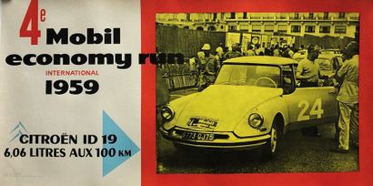 null 4e Mobil Economy Run International, 1959
Citroën ID 19
Imprimé en France S.I.P
68x127...
