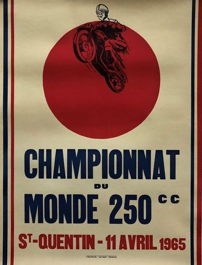 null Championnat du Monde 250cc St Quentin, 11 avril 1965
L'Aisne Nouvelle, imprimerie...