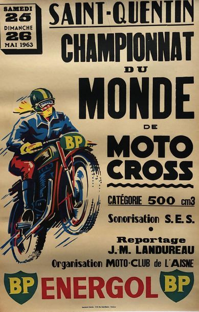 null Saint-Quentin Championnat du monde de Motocross 
Catégorie 500 cc, 25-26 mai...