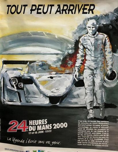 null Lot de 8 affiches :
24 Heures du Mans 1997/1998/1999/2000/2000/2001/2002/2003
158x118...