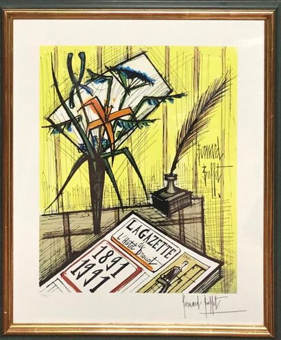 null Bernard BUFFET (1928-1999)
La gazette Drouot
Lithographie signée et numérotée...