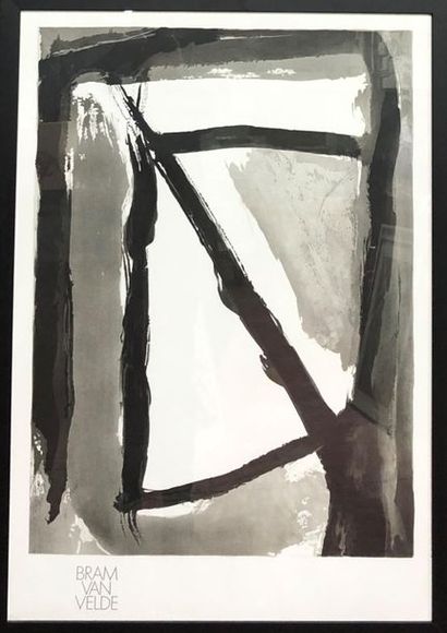 null D'après Bram VAN VELDE (1895-1981)
Hantise V
Impression.
100 x 70 cm