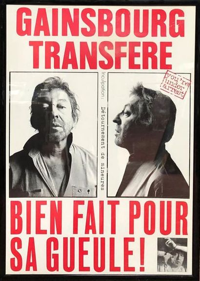 null Affiche "Gainsbourg transféré"
85 x 59 cm
