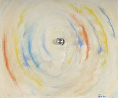 null Valentin CRIADO (1931-2010)
Galaxie multicolore, vers 1971
Acrylique et boule...