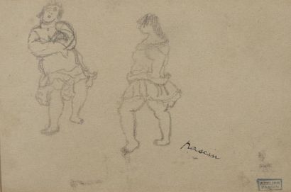 null Jules PASCIN (1885-1930)
Etude de femmes
Crayon sur papier.
Signé en bas à droite
11,5...