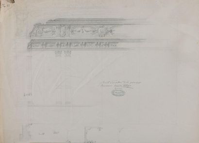 null LOT de deux dessins :



- Filippo BOGGIO (Cossato Bella 1830-Rome 1907)

Projet...