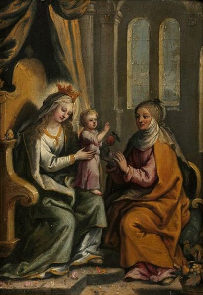 null Matthäus ZEHENDER 

(Bad Mergentheim 1641-Bregenz 1697)

La Vierge à l’Enfant...