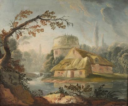 Attributed to Nicolas Jacques JULLIARD (1715-1790)

Cottage...
