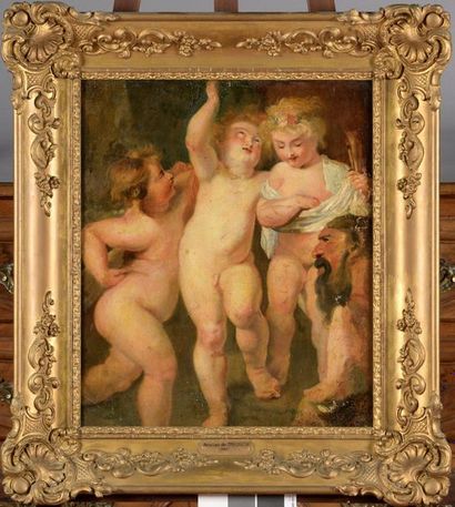 null 19th century FRENCH school, in the style of Pierre Paul RUBENS

Putti

Canvas.

55...