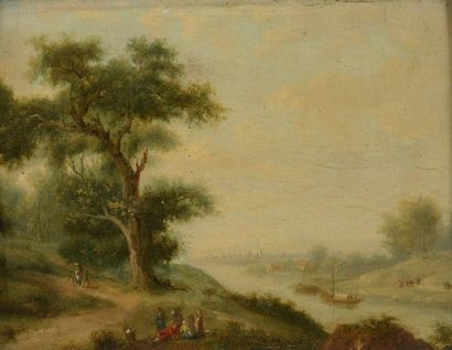 null FRENCH School circa 1800

Country View

Landscape at the river

Pair of prepared...