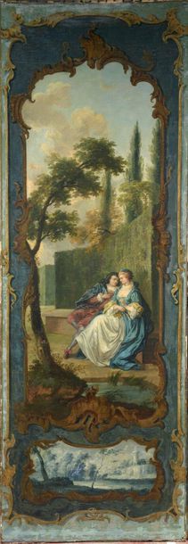 null FRENCH School circa 1900

Couples and musicians in a park

Seven canvases.

280...