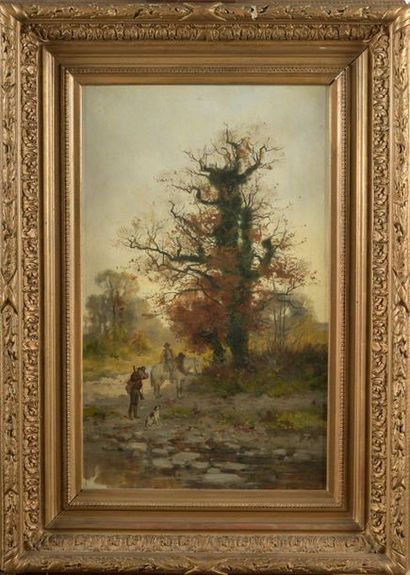 null Fernand LUTSCHER (1843-1923)

Hunters in autumn

Pair of oils on canvas, signed...