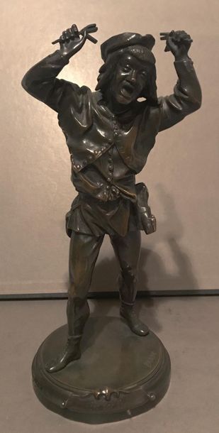 null Alfred BARYE (d’après)
Fête des Fous
Sujet en bronze
H : 29 cm
