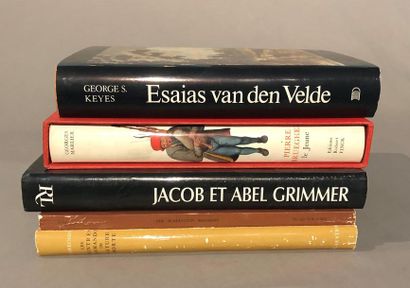 Lot de livres : monographies de Pierre Brueghel...