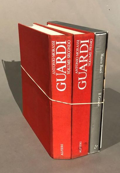 null Lot de livres : Antonio Morassi Guardi (2 vol.) ; Boucher, mai 1971 ; Marco...