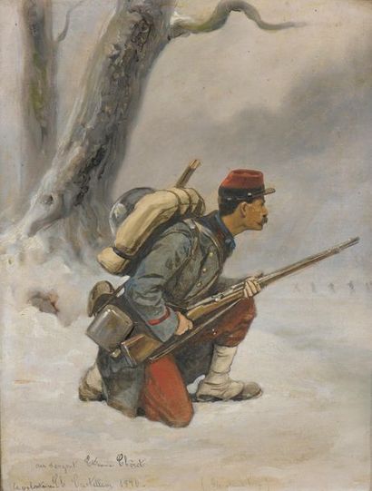 Charles CASTELLANI (1838-1916). Soldat de...