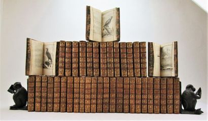 null Buffon. - Œuvres complètes. Paris, Imprimerie royale, 1774-1782. 40 vol. in-12,...