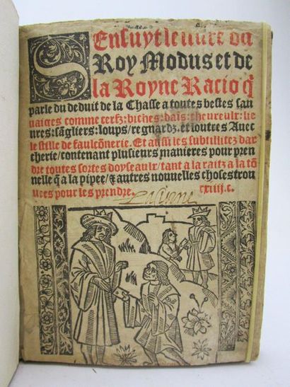null [Ferrières, Henry de Mondeville de] - S'ensuyt le livre du roy Modus et de la...