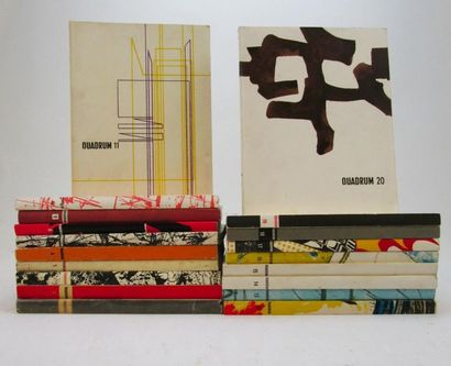 null Revue d'Art internationale Quadrum. 1956-1966. Collection complète (sauf le...