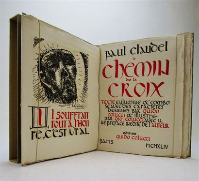null Claudel, Paul - Colucci, Gio. - Le chemin de croix. Paris, Guido Colucci, 1944....