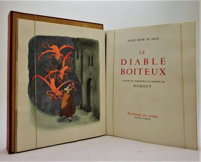 null Le Sage, Alain René - Dubout. - Le Diable boiteux. Monte-Carlo, Éditions du...