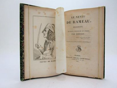 null Diderot, Denis. - Le Neveu de Rameau. Paris, Delaunay, 1821. In-8, demi-basane...