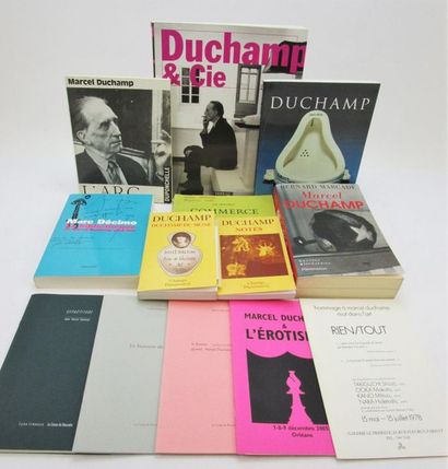 null Ensemble d'ouvrages présentant l'œuvre de Marcel Duchamp. 1/ - Marc Décimo,...