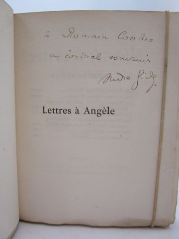 null Gide, André. - Lettres à Angèle par André Gide 1898-1899. Paris, Mercure de...