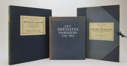 null Ensemble de 3 ouvrages sur les meubles français du XVIIe au XIXe siècle. 
1/...