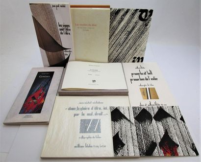 null Réunion de 6 ouvrages illustrés par le calligraphe Frank Lalou.
1/ - Benjamin...
