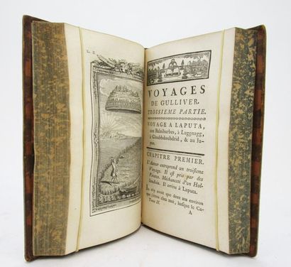 null [Swift, Jonathan] - Des Fontaines (traducteur). - Voyages de Gulliver. Paris,...