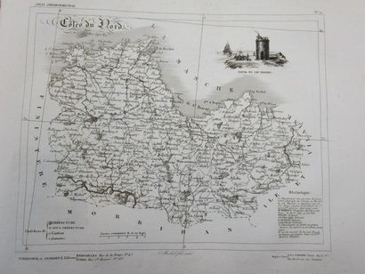 null Lorrain, A. La France et ses colonies. Atlas départemental. Paris, Michel fils...