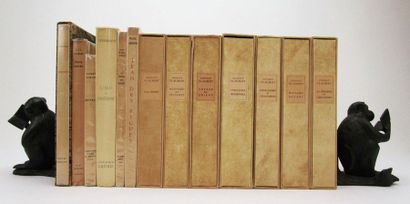 null Ensemble d'ouvrages illustrés modernes.
1/ Flaubert, Gustave. - Œuvres illustrées....