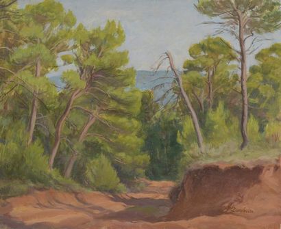 null Marcel DAMBOISE (1903-1992)


THE RED PATH IN THE PINES (LUBERON)


Oil on panel


Signed...