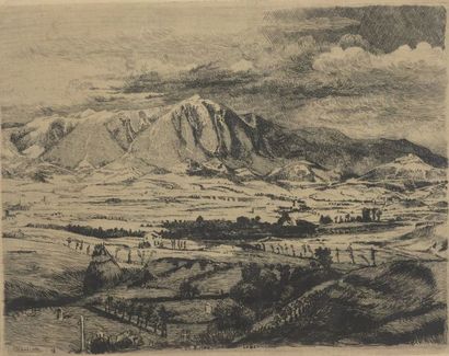 null François MARÉCHAL (1861-1945)


MOUNT GENNARO, 1902-1903


Chisel and etching...