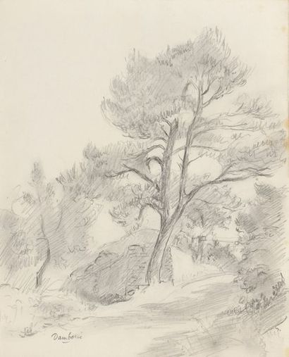 null Marcel DAMBOISE (1903-1992)


Lot of two dessins :





- PATH AMONG THE PINES...