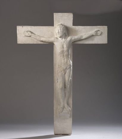 null Marcel DAMBOISE (1903-1992)


CHRIST ON THE CROSS, 1964


Workshop plaster


Unsigned


Catering


47...