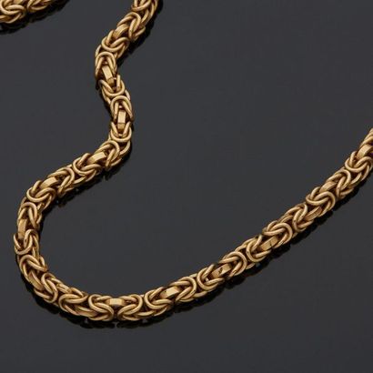 null CAPLAIN Saint André, Paris

Collier en or jaune, 18k 750‰, maille royale, fermoir...