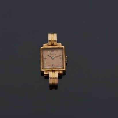 BREITLING 
Ladies' wristwatch in 18k rose...